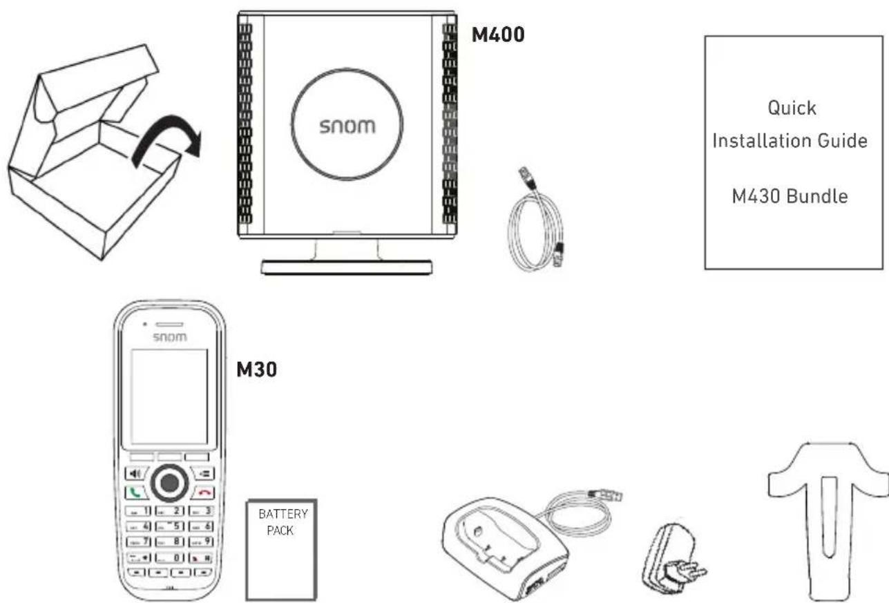 Snom M430 - Table of Contents - Inhaltsverzeichnis - Table des matières - Indice - Índice - 1