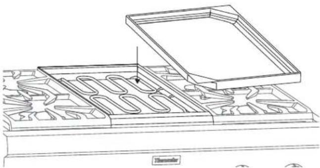 THERMADOR PALPKITGGW - Installing the Griddle Plate - 2