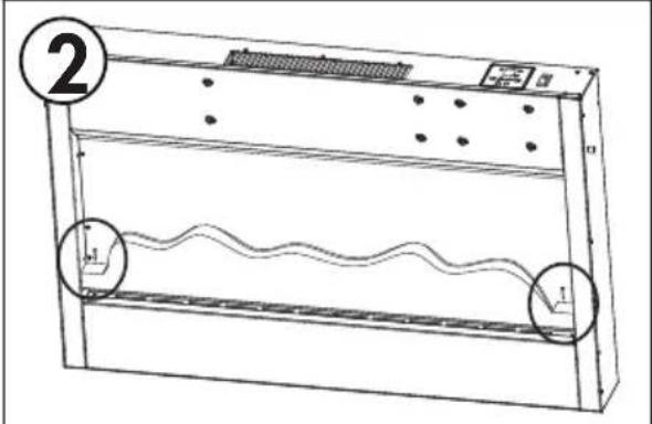 Technical diagram of a laboratory apparatus with labeled components and dimensions, showing internal structure and measurement indicators.