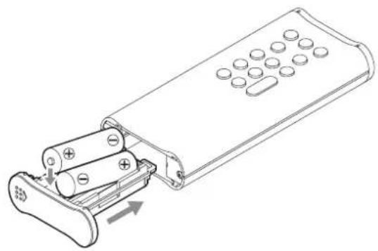 Esoteric N05XD - Installing batteries - 2