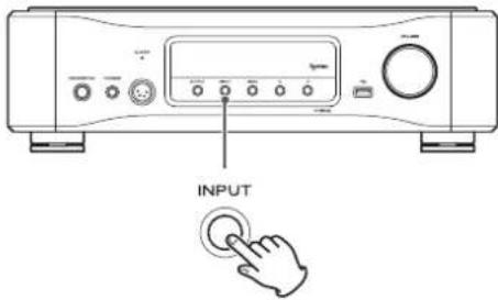 Esoteric N05XD - Press the INPUT button to select the source. - 1