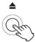 Esoteric K07Xs - Press the tray open/close (▲) button. - 1