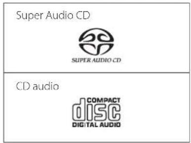 Esoteric K01XD - Types de disque lisibles par cette unité et leurs logos - 1