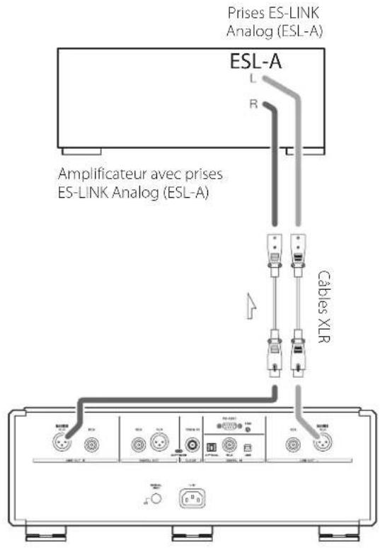 Esoteric K01XD - Branchement par liaison es-link analog - 1