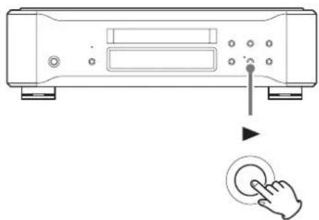 Esoteric P05X - Press the play (▶) button. - 1
