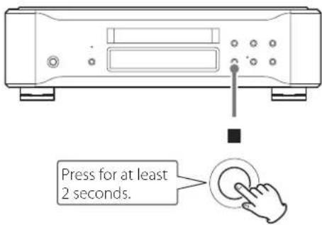 Esoteric P05X - Clearing the entire program and resuming ordinary playback - 2