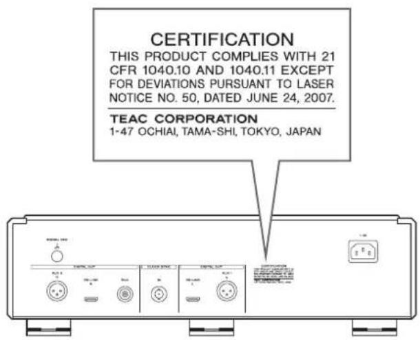 Esoteric P05X - Modelo para EE. UU. - 1