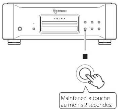 Esoteric K03Xs - Changement de la zone de lecture - 1