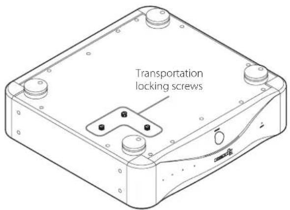 Esoteric Grandioso G1 - About the transportation locking screws - 1