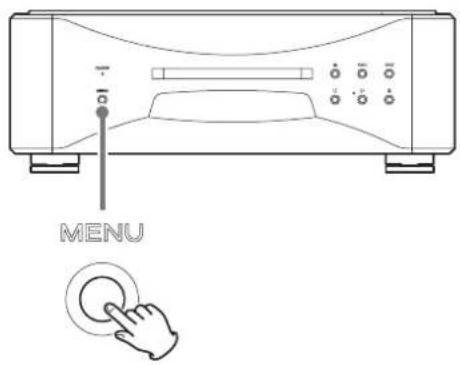 Esoteric Grandioso P1X - Press the MENU button repeatedly to select the item to change. - 1