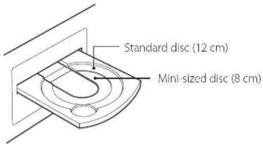 Esoteric Grandioso K1 - Place a disc centered on the tray with the labeled side up. - 1