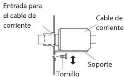 Esoteric Grandioso M1 - Acerca del soporte de apoyo del cable de corriente - 1