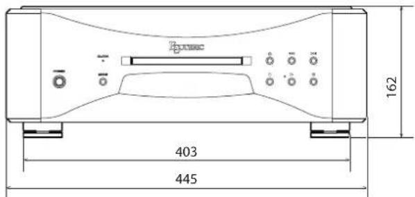 Esoteric Grandioso K1X - Dibujos con las dimensiones - 1
