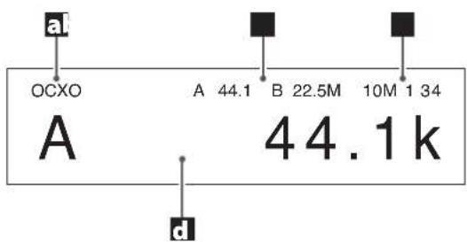 Esoteric G02X - Names and functions of parts (display) - 1