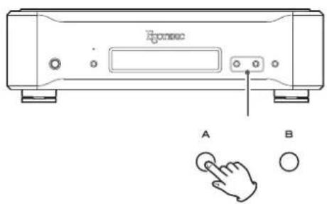 Esoteric G01X - Utilisation des touches a et b pour changer les réglages. - 1