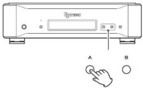 Esoteric G01X - Use the A and B buttons to change the settings. - 1