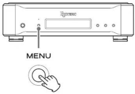 Esoteric G01X - Pulse el botón MENU. - 1