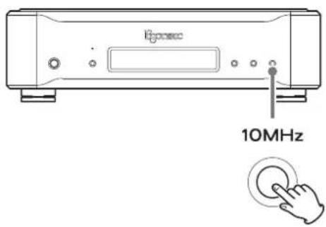 Esoteric G01X - Appuyez sur la touche 10MHZ pour revenir à l'affichage normal. - 1
