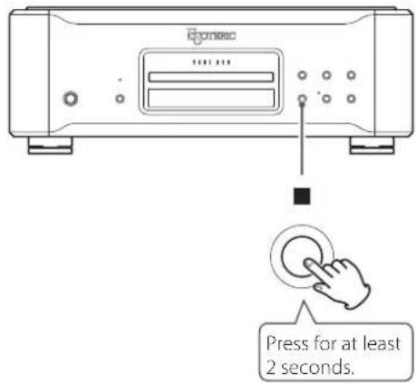 Esoteric K01Xs - Changing the playback area - 1