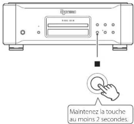 Esoteric K01Xs - Changement de la zone de lecture - 1