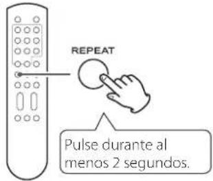 Esoteric K01Xs - Durante la reproduccion o con ella parada, pulse el boton REPEAT durante al menos dos segundos. - 1