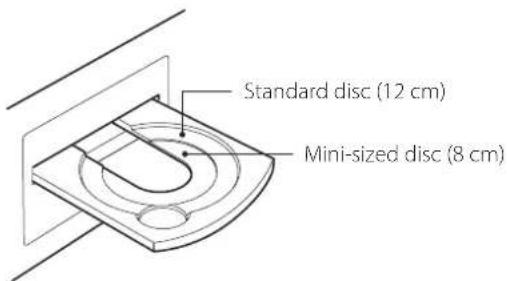 Esoteric K01Xs - Place a disc centered on the tray with the labeled side up. - 1