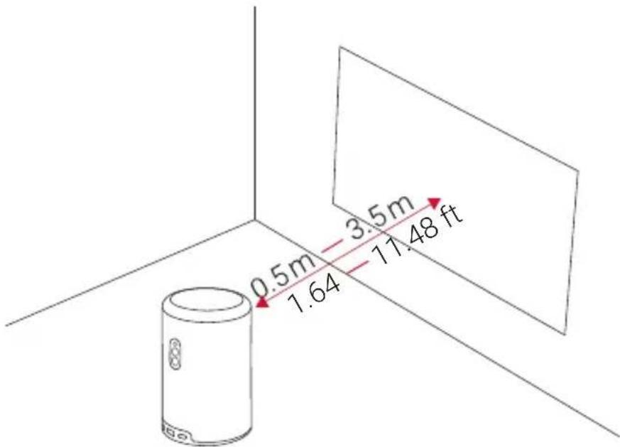 NEBULA Capsule 3 Laser - Positionnement de votre projecteur - 1