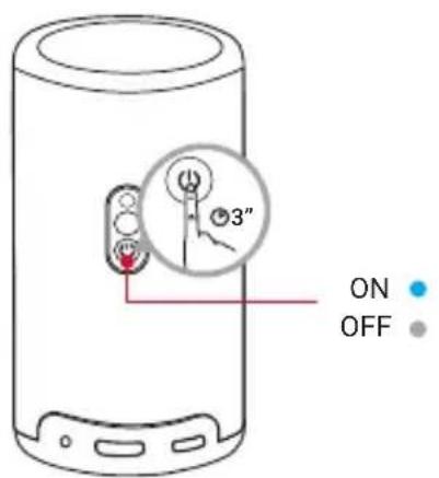 NEBULA Capsule 3 Laser - Mise sous tension/hors tension - 1