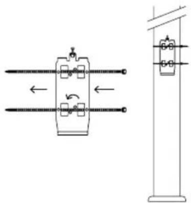 IQAir Perfect 16 - Attach the AirVisual Outdoor on the mounting plate - 2