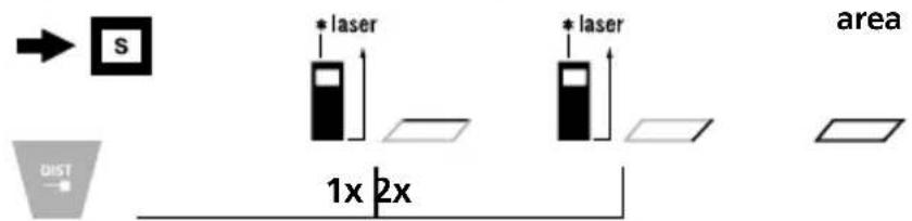 Laserliner LaserRangeMaster T3 - Misura dell'area: - 1