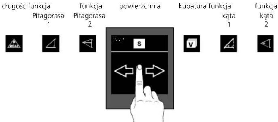 długość funkcja Pitagorasa 1 funkcja Pitagorasa 2 powierzchnia kubatura funkcja kąta 1 funkcja kąta 2