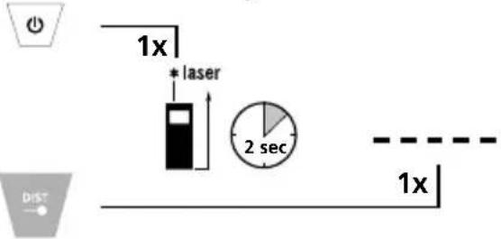 Laserliner LaserRangeMaster T3 - Skift af målefunktion: - 1