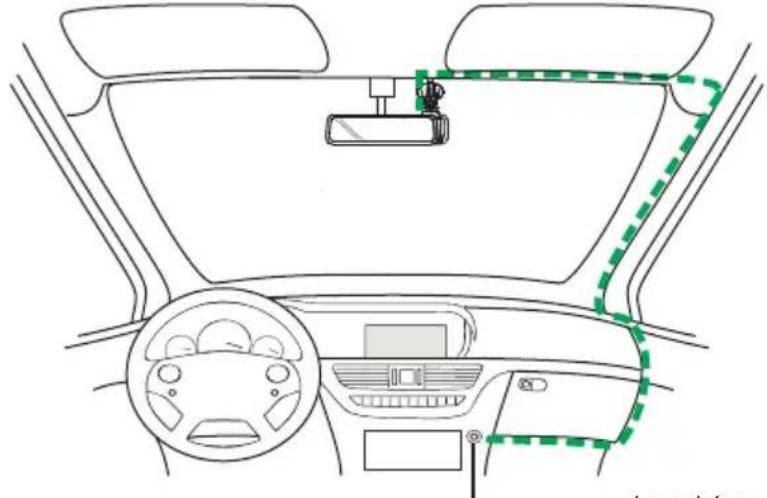 NEXT BASE InCar Cam 212G Deluxe - Connecter le câble d'alimentation de voiture - 2
