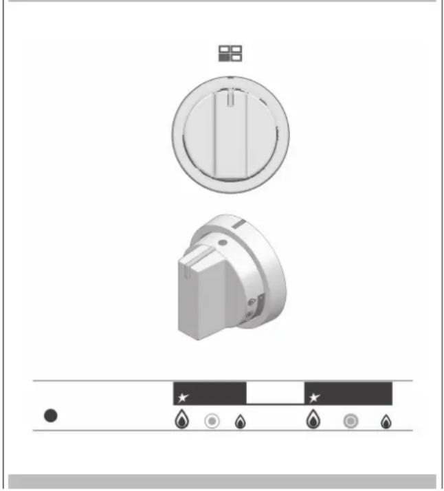 Fulgor Milano FSRC 4807 2P MK 2F X - Ausschalten des Brenners - 1