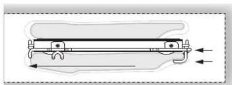 Fulgor Milano FSRC 3606 GG ED 2F X - To replace an extendable rack: - 3