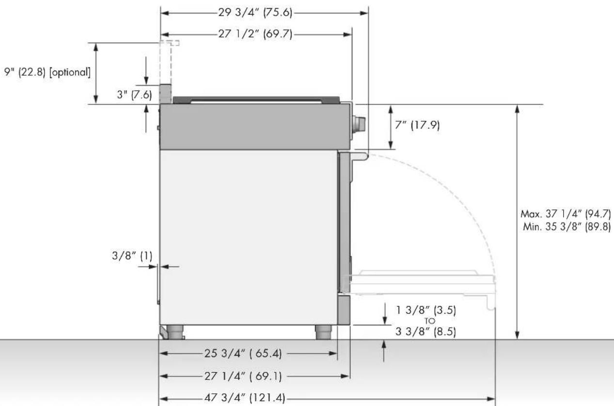 Fulgor Milano FSRC 3606 GG ED 2F X - EN 4 - Product Dimensions and Cutout Requirements - 2