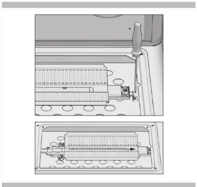 Fulgor Milano FSRC 3606 GG ED 2F X - Remplacer l'injecteur allumé (brûleur inférieur du four) - 3