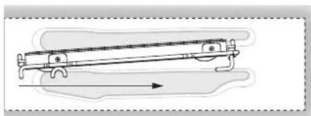 Fulgor Milano FSRC 3606 GG ED 2F X - Pour remplacer une grille extensible : - 1