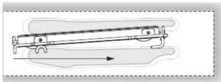 Fulgor Milano FSRC 3606 GG ED 2F X - To replace an extendable rack: - 1