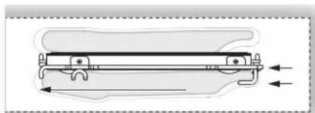 Fulgor Milano FSRC 3606 GG ED 2F X - Pour remplacer une grille extensible : - 3