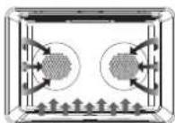 Fulgor Milano FSRC 3004 P MI ED 2F X - Knoppen - 6