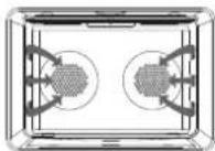 Fulgor Milano FSRC 3605 P MI ED 2F MBK - Knoppen - 3