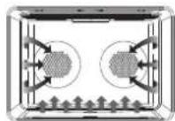 Fulgor Milano FSRC 3605 P MI ED 2F MBK - Manopole - 6