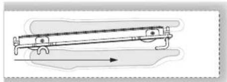 Fulgor Milano FSRC 3605 P MI ED 2F MBK - Pour remplacer une grille extensible : - 1