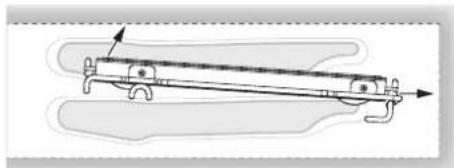 Fulgor Milano FSRC 3605 P MI ED 2F MBK - To remove extendable rack from the oven: - 1