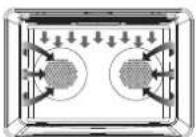 Fulgor Milano FSRC 3605 P MI ED 2F MBK - Knoppen - 4