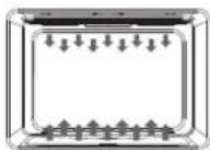 Fulgor Milano FSRC 3605 P MI ED 2F MBK - Knoppen - 2