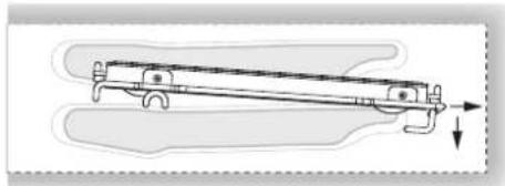 Fulgor Milano FSRC 3605 P MI ED 2F MBK - Pour remplacer une grille extensible : - 2