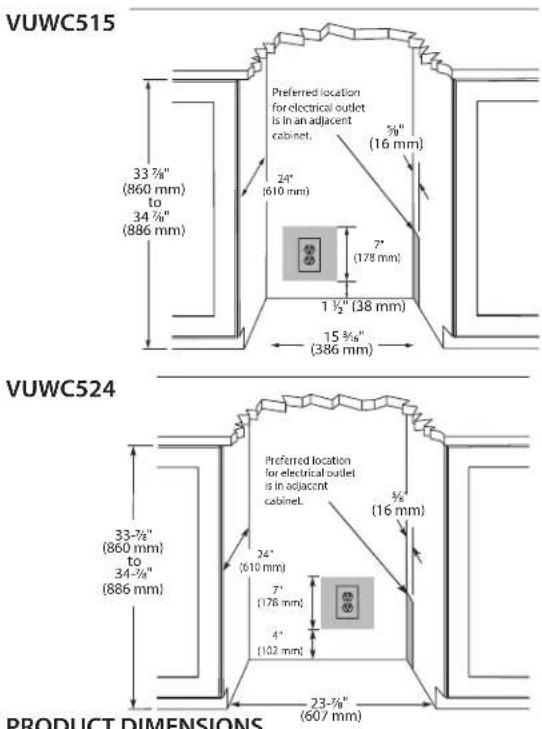 VIKING VUWC515GSS - PREPARE SITE - 2