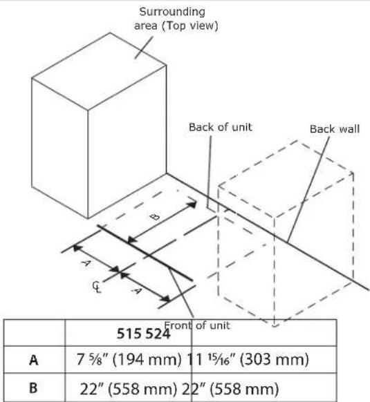 VIKING VUWC515GSS - FLOOR MOUNTED ANTI-TIP INSTALLATION - 1
